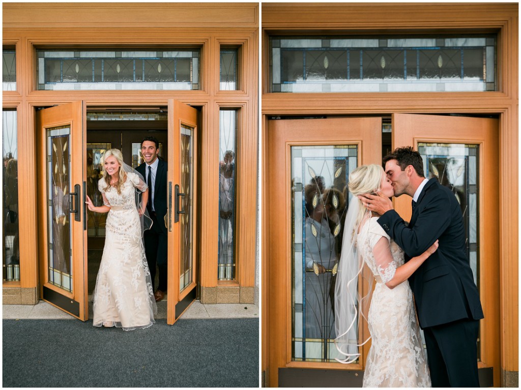 Calgary LDS Temple wedding