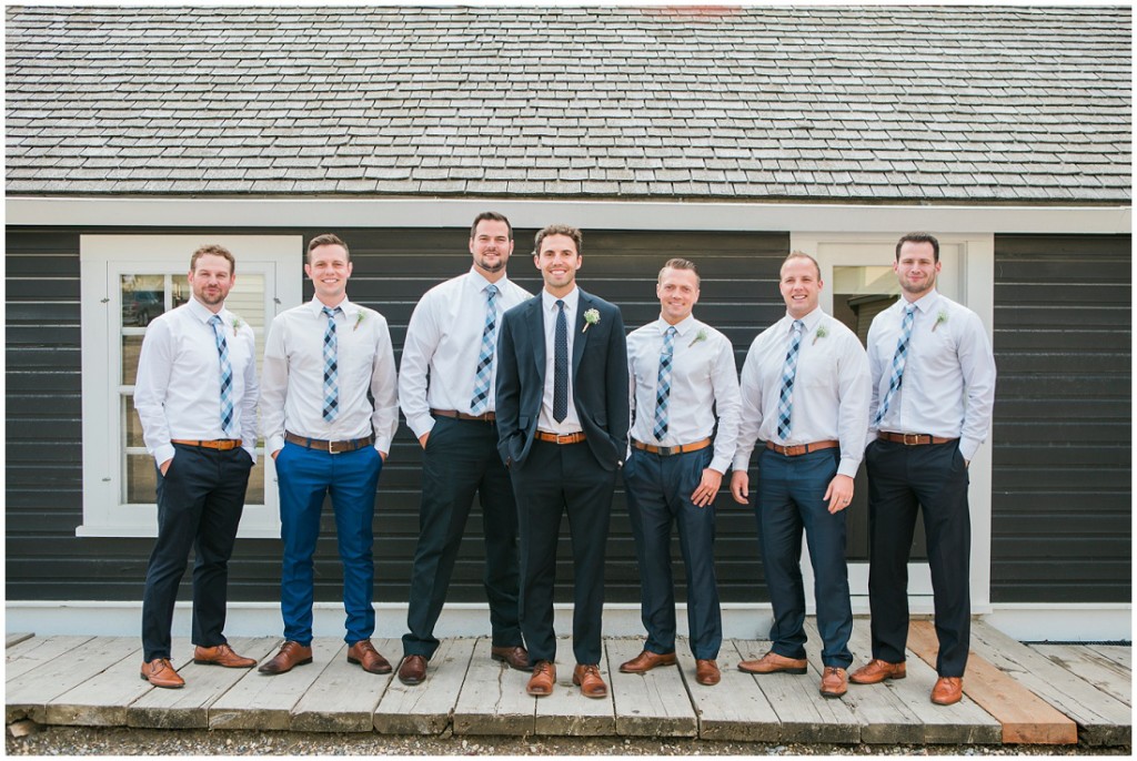 groomsmen at Heritage Park