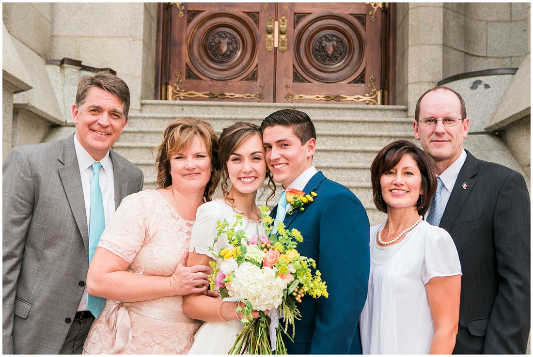 Calgary Family and Wedding Photographer Alysha Sladek photographs beautiful Salt Lake Temple wedding 2015