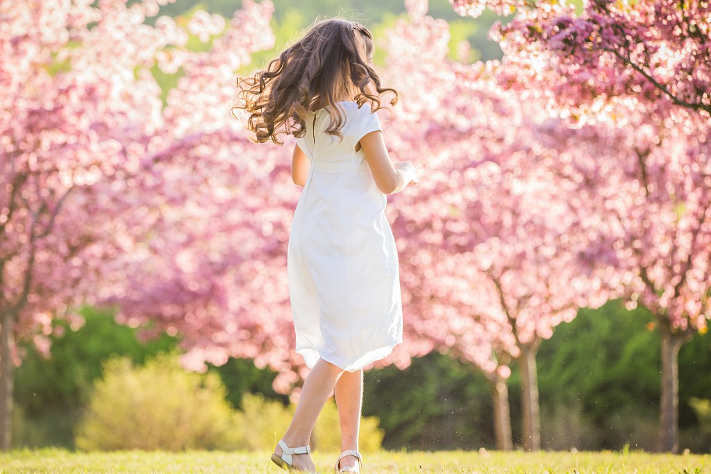 LDS baptism portrait session, Edworthy Park, Spring mini session