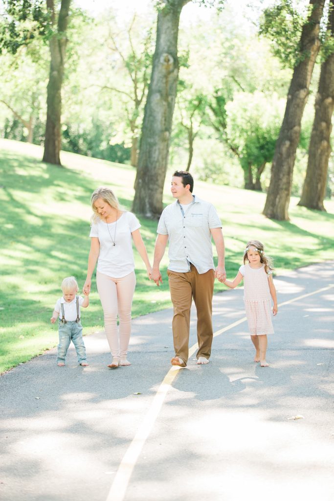 family photos at Confederation Park