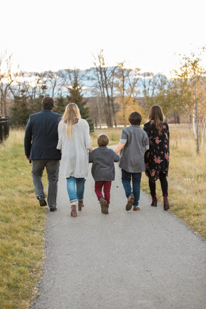 fall family photos, Fish Creek Park, 