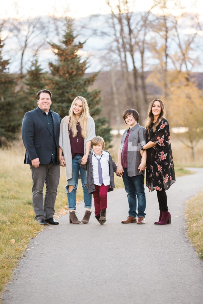  fall family photos, Fish Creek Park,