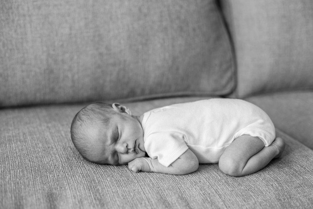 black and white, lifestyle newborn photos