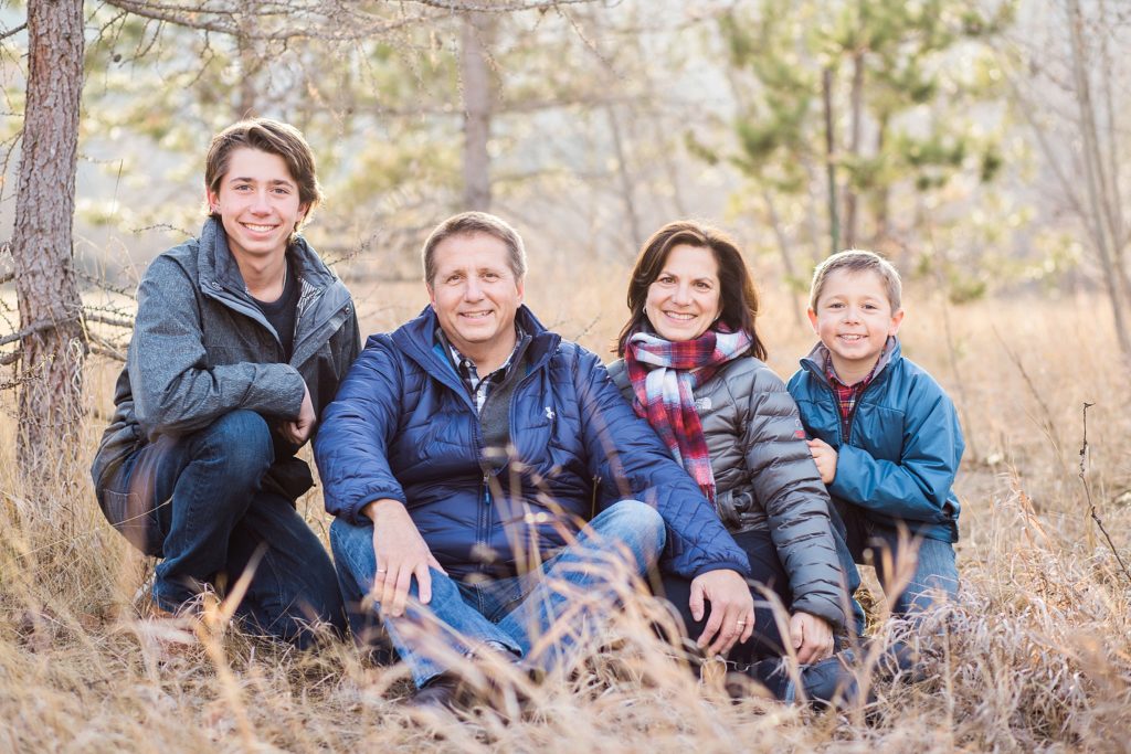 family of 4, fall family photos