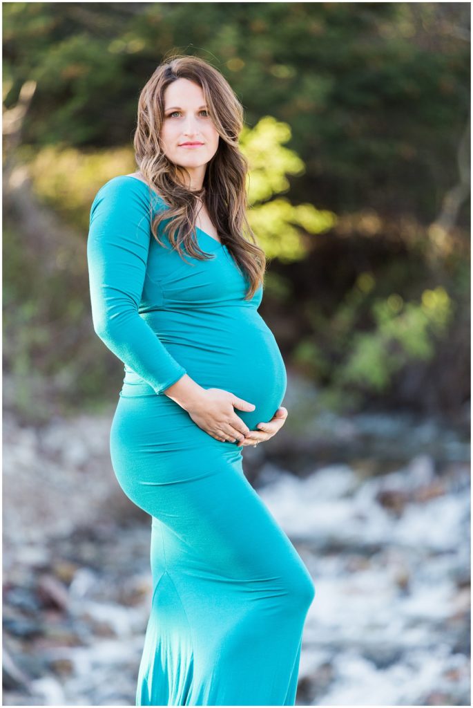 Waterton maternity, Calgary maternity photographer, maternity dress, baby bump