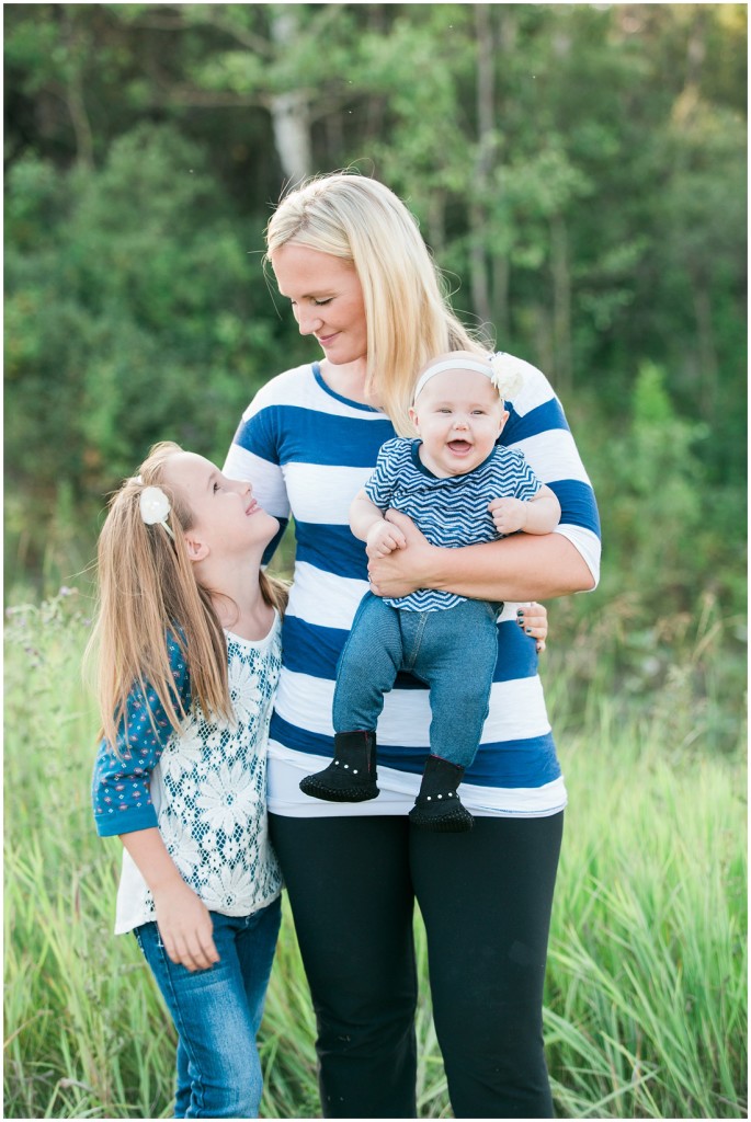 mom and daughters