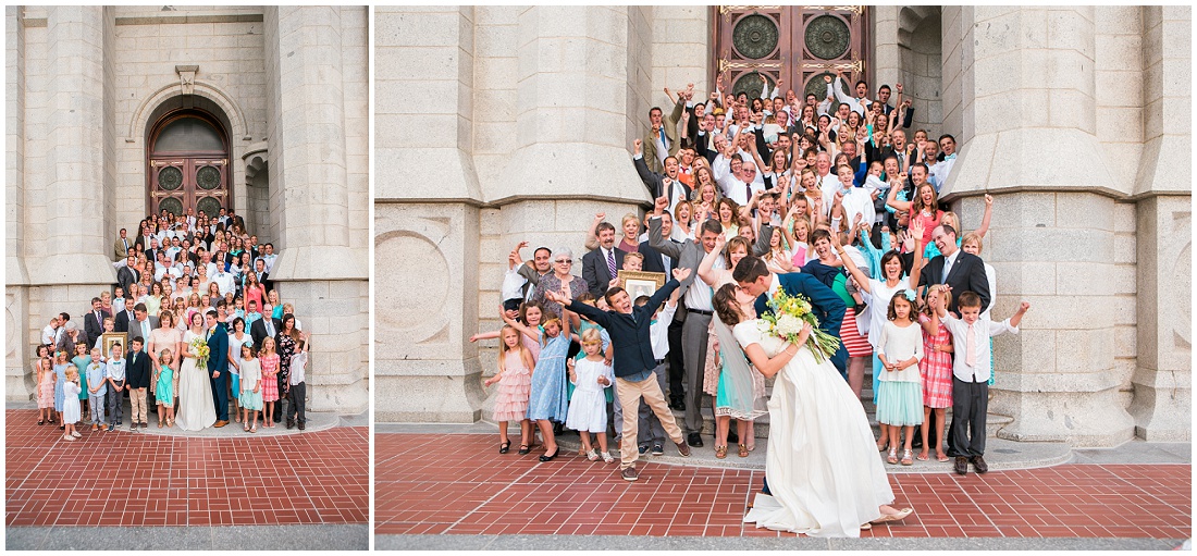 Calgary Family and Wedding Photographer Alysha Sladek photographs beautiful Salt Lake Temple wedding 2015