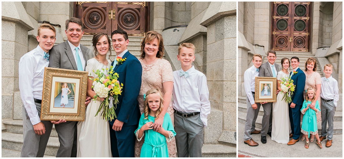 Calgary Family and Wedding Photographer Alysha Sladek photographs beautiful Salt Lake Temple wedding 2015