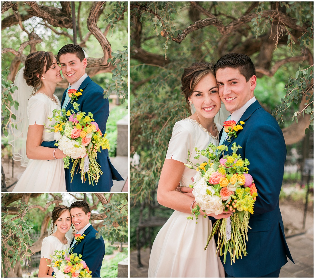 Calgary Family and Wedding Photographer Alysha Sladek photographs beautiful Salt Lake Temple wedding 2015