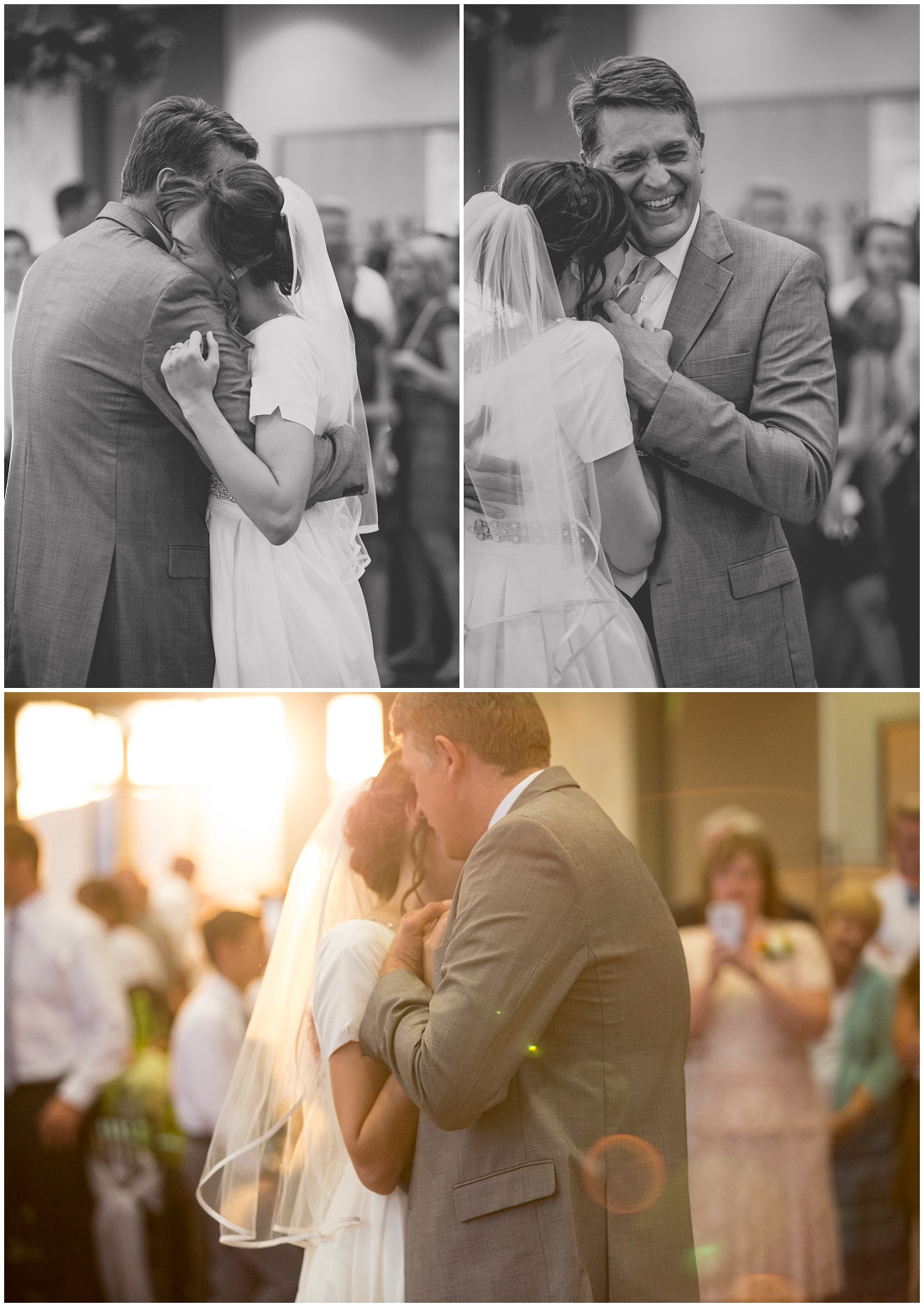 Touching Father Daughter dance photographed by Alysha Sladek
