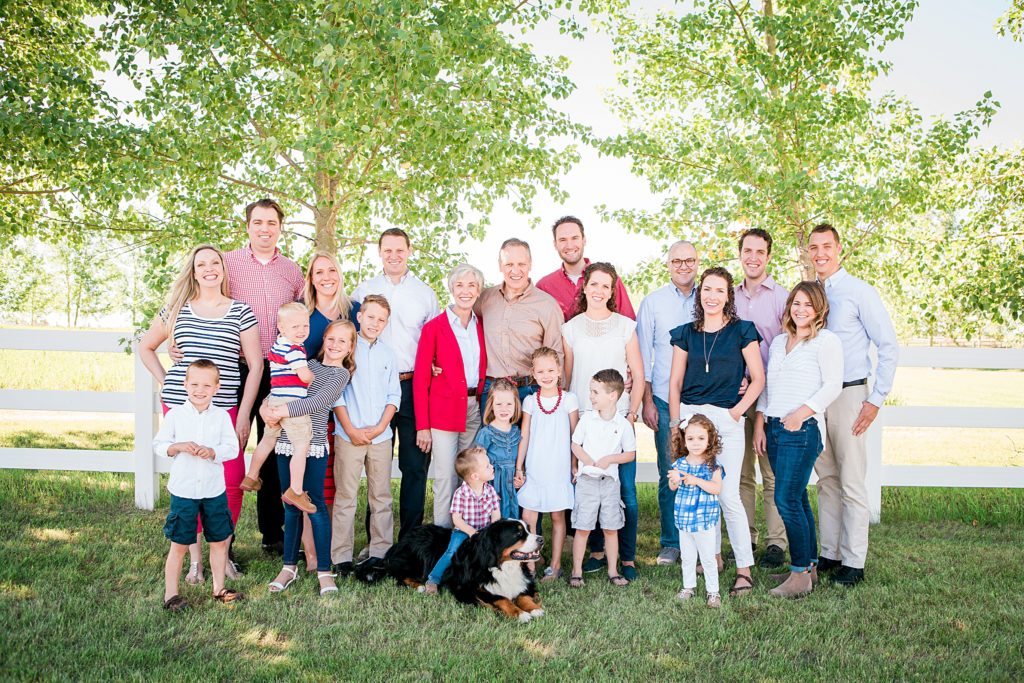 extended family photos, large family