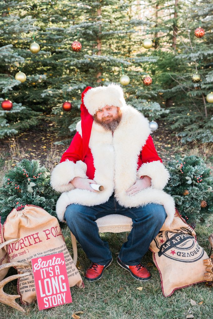 Santa Claus, Santa School, Christmas photos, Calgary photographer