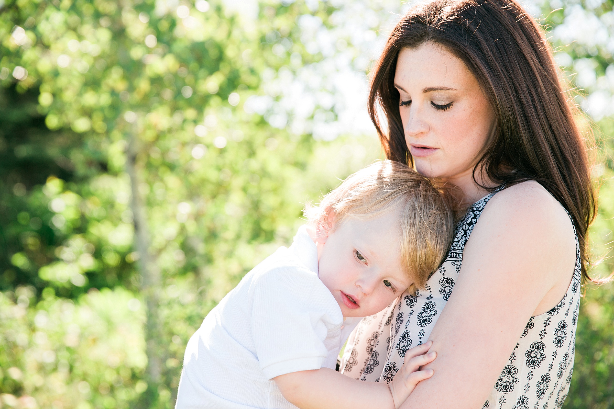 mom and son, family photos