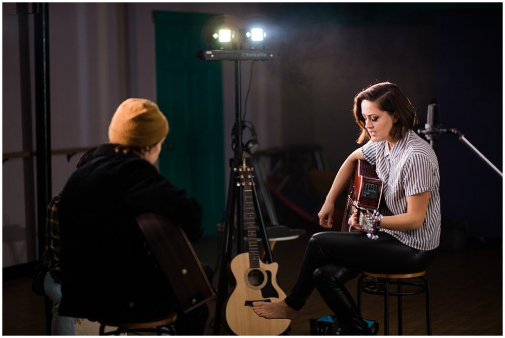 behind the scenes music video, Maren Ord, Canadian musician, artist, portrait photography