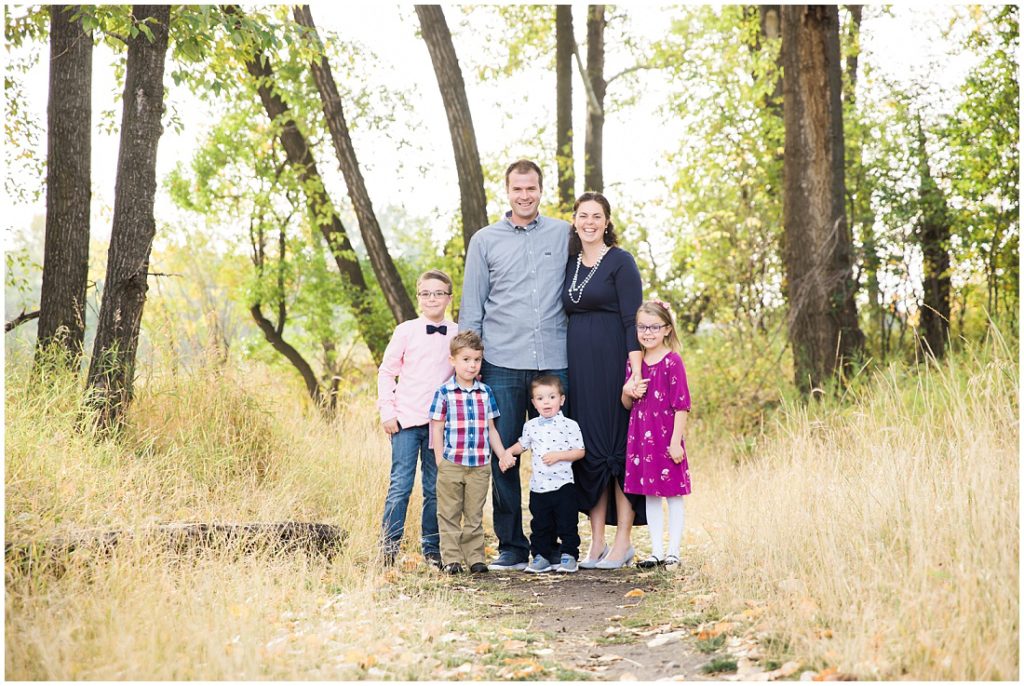 fall family photos, family of 6, family portraits, 