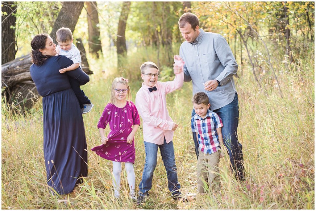 fall family photos, family of 6, family portraits, 